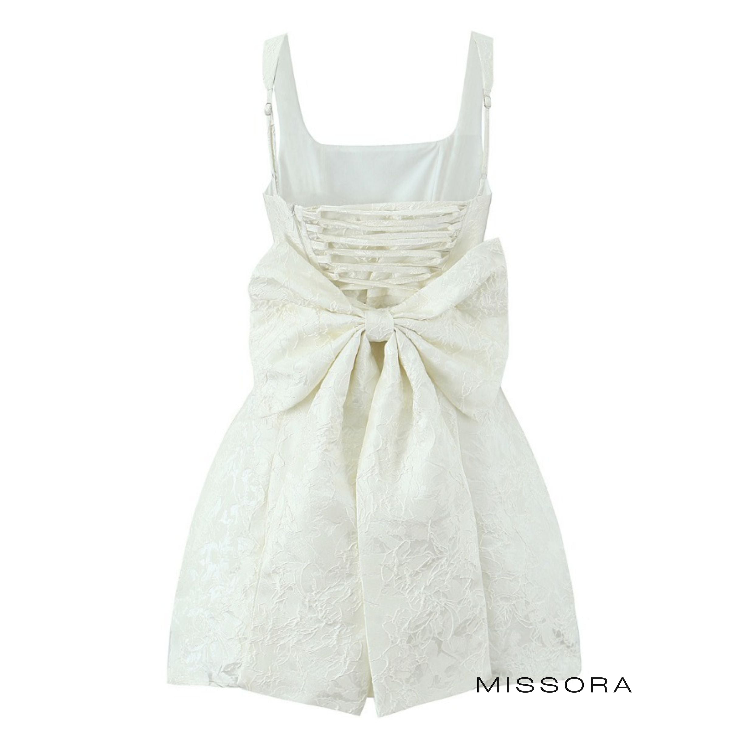 Maisey Fiyonklu Saten Mini Elbise [BPMNWMA9]