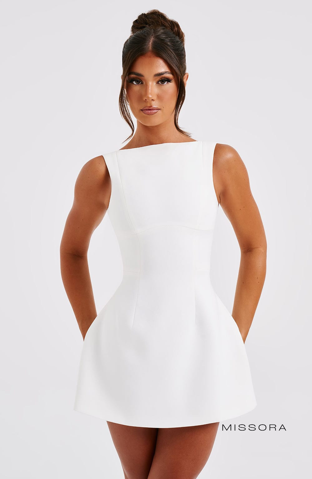 Missora Malaika Voluminous Bubble Mini Dress