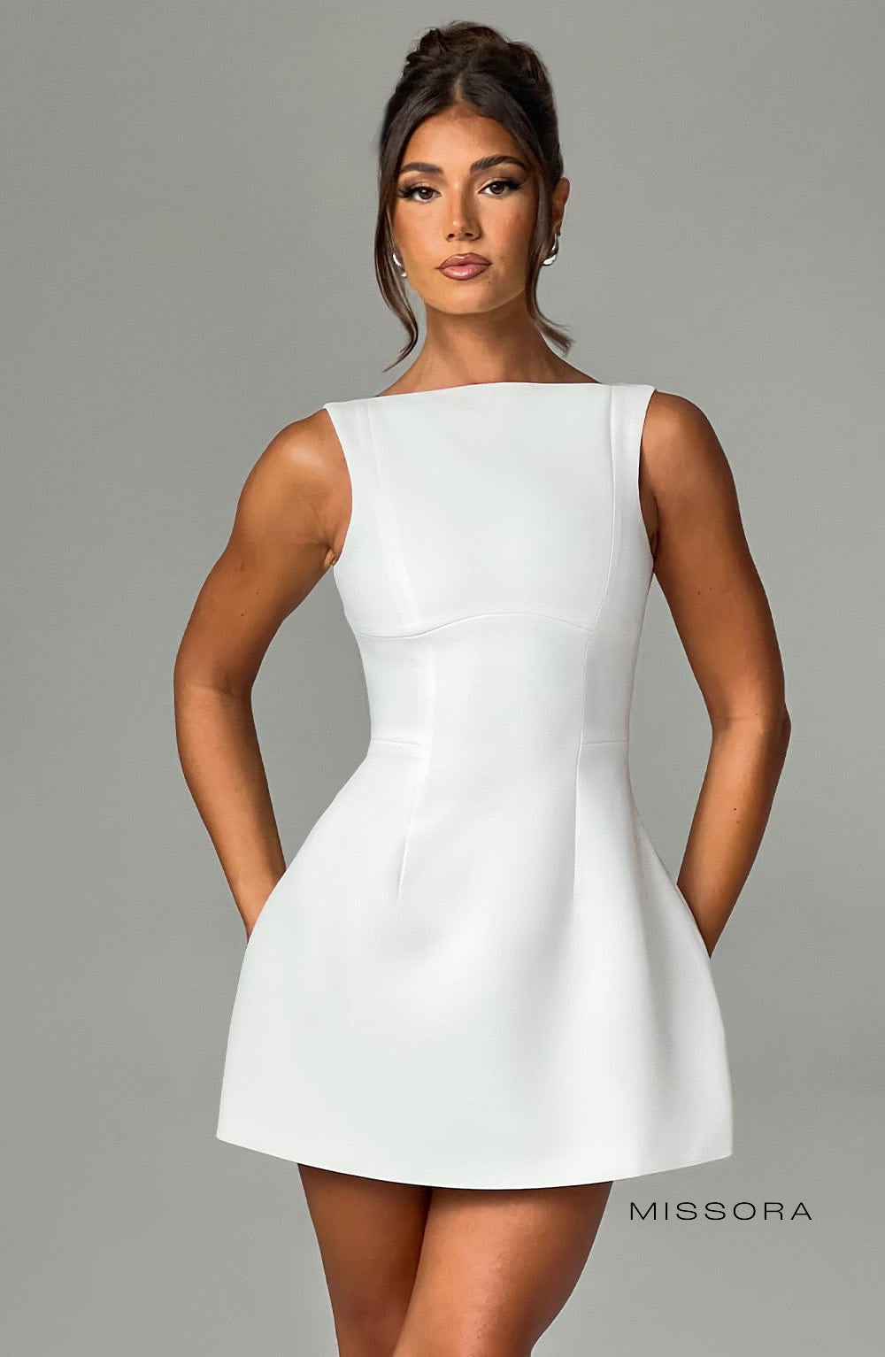 Missora Malaika Voluminous Bubble Mini Dress