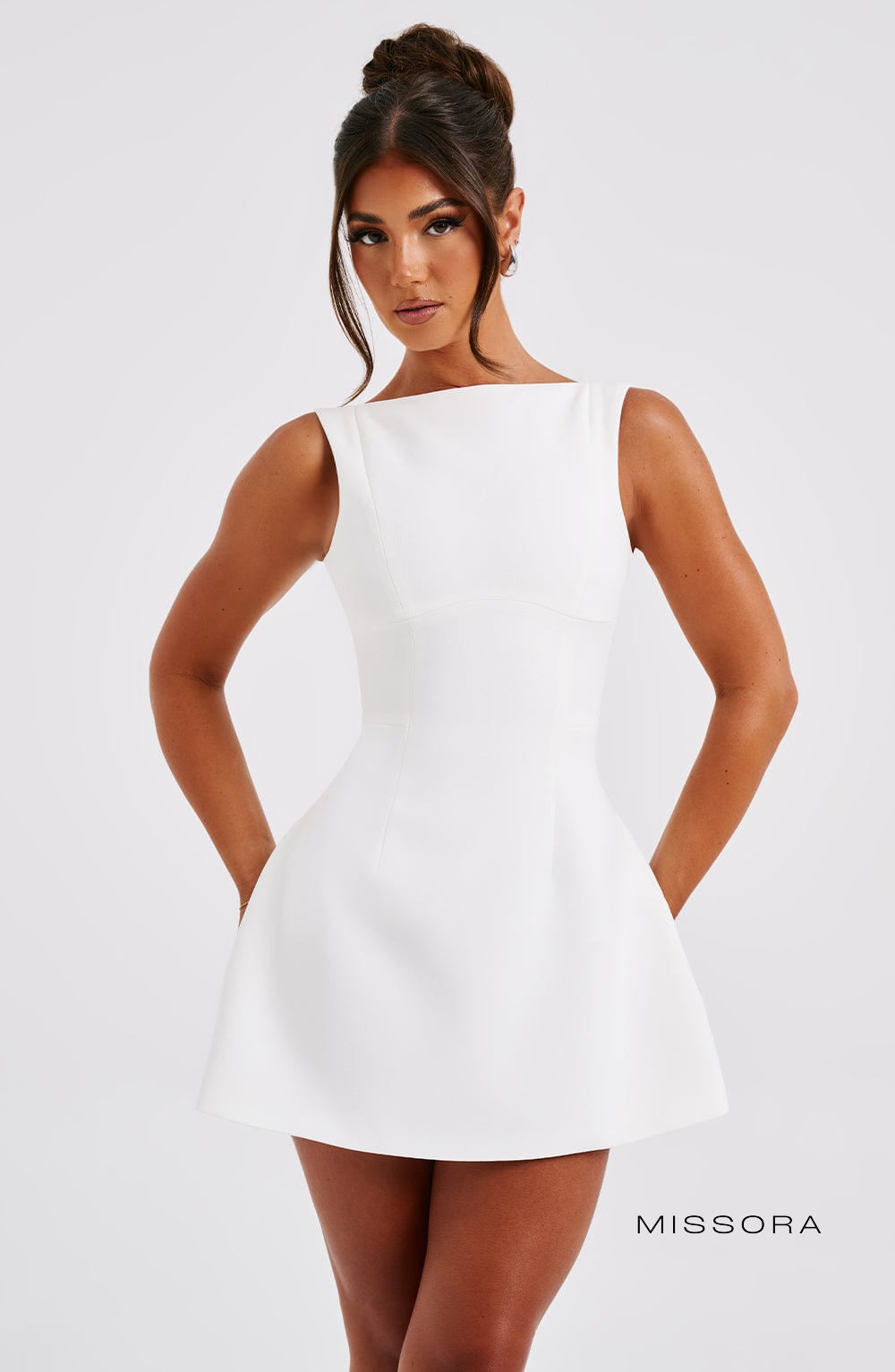 Missora Malaika Voluminous Bubble Mini Dress