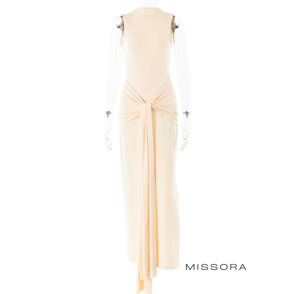 Margaret Büzgülü Maksi Elbise [WM8HRHIO]