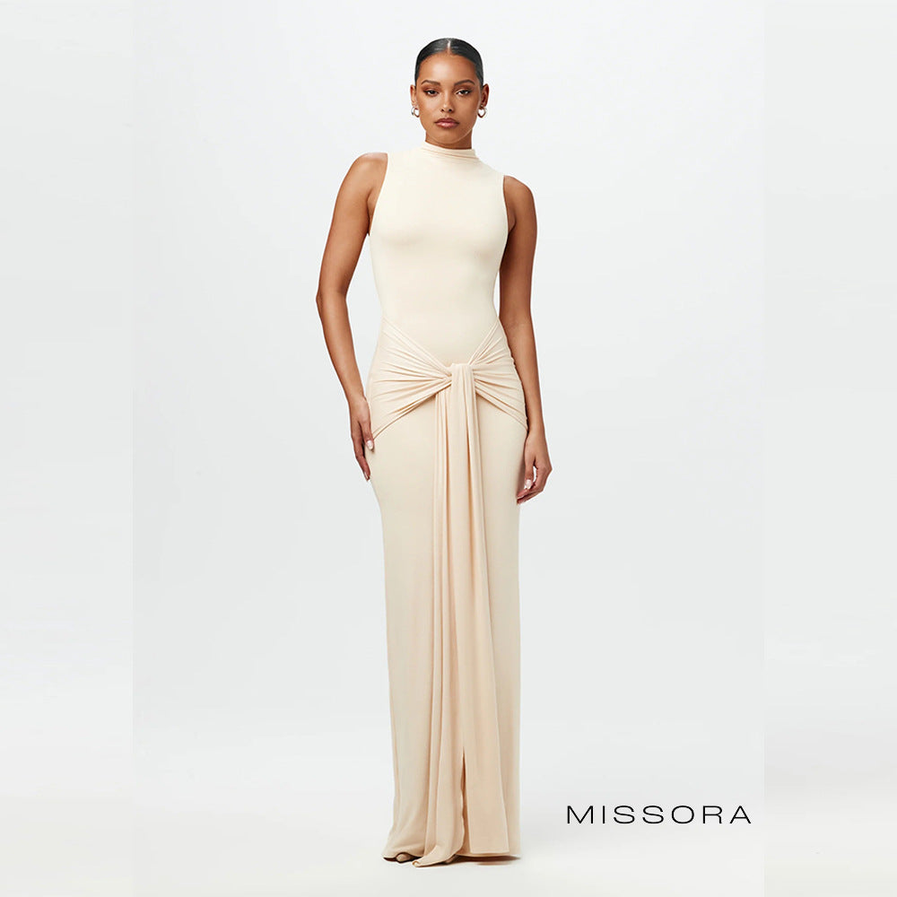 Margaret Büzgülü Maksi Elbise [M3S00S9D]