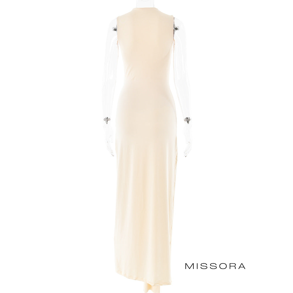 Margaret Büzgülü Maksi Elbise [QDQ9TZ4P]