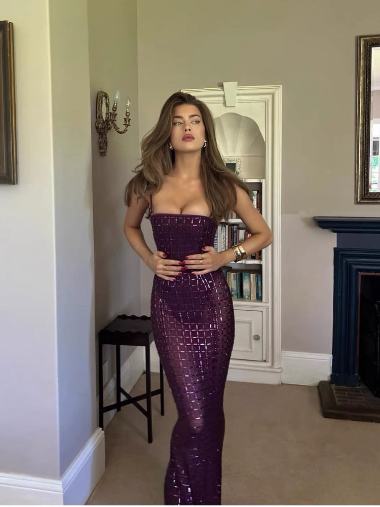 Maryjane Straplez Payetli Balık Elbise [L8MVKMK7]