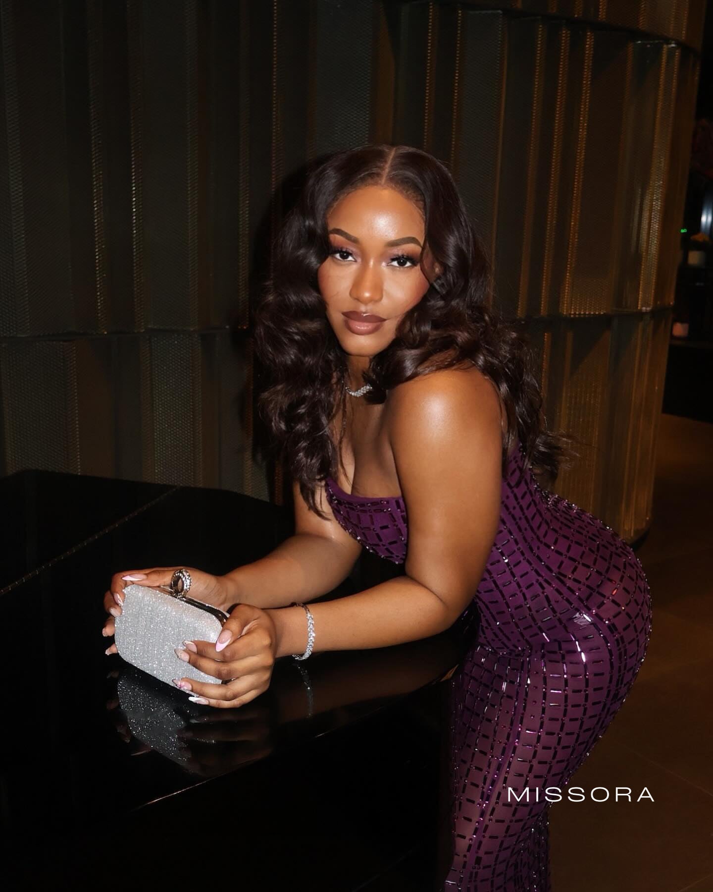 Maryjane Straplez Payetli Balık Elbise [QNV793HC]