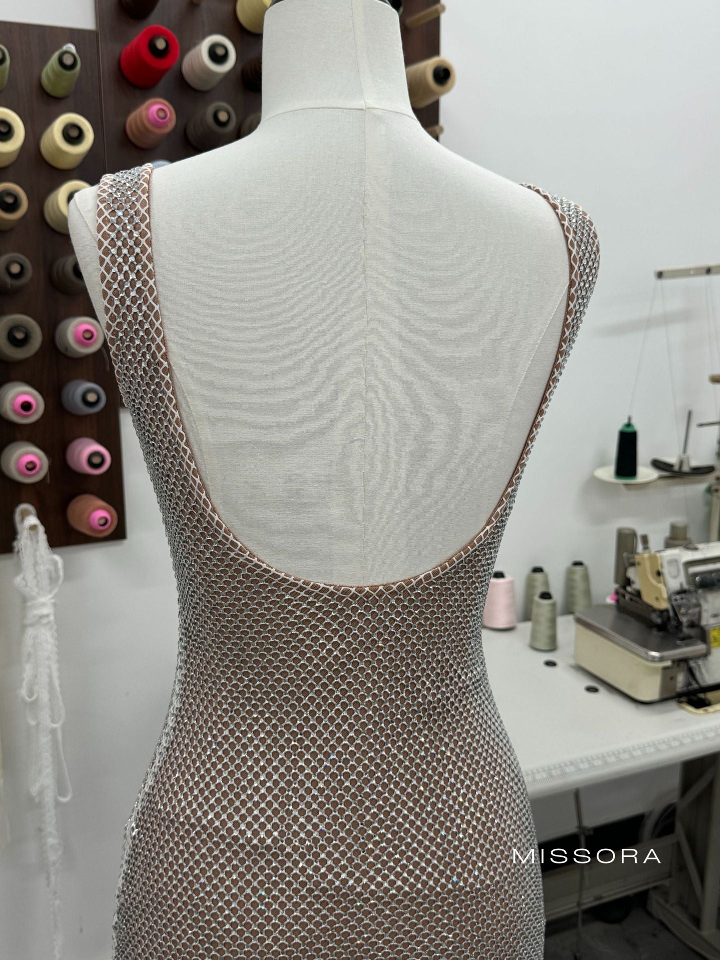 Mckynlee Taşlı Askılı Mini Elbise [H9E13GF8]