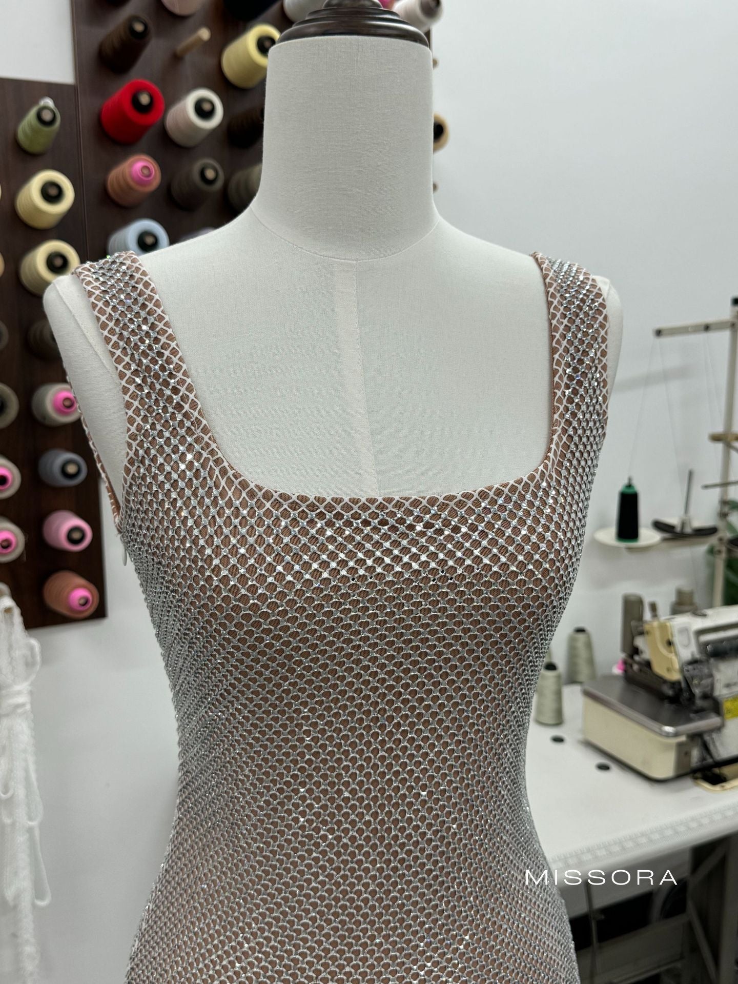 Mckynlee Taşlı Askılı Mini Elbise [64L84LF0]