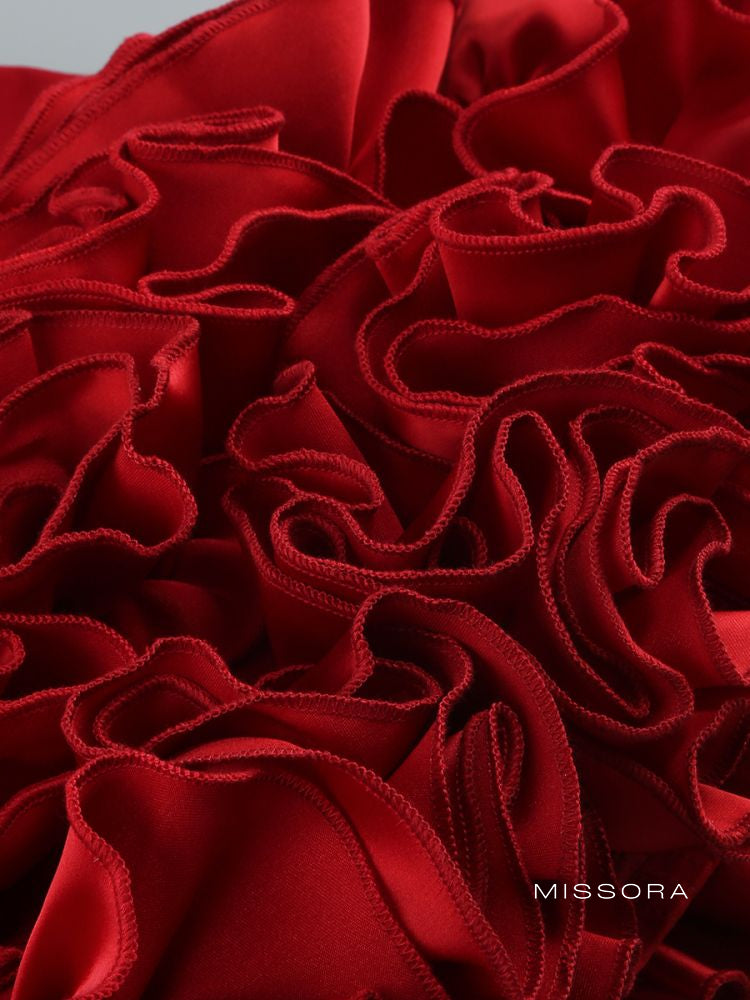 Mikayla Örgü Çiçekli Mini Elbise [F35W7ESL]