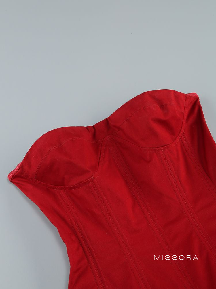 Mikayla Örgü Çiçekli Mini Elbise [LHPEIV67]