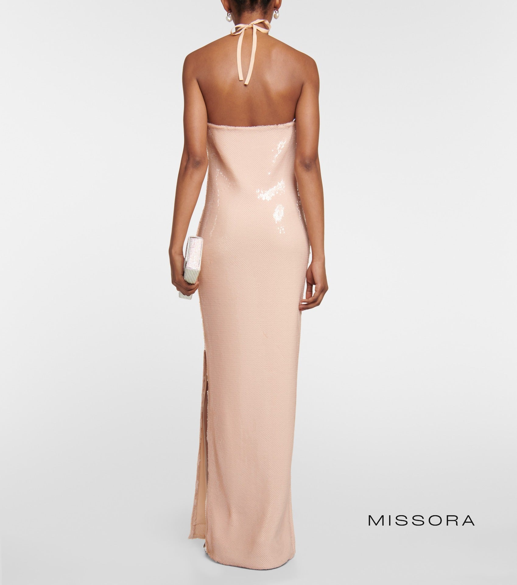 Mirella Halter Detaylı Payetli Elbise [KTPSW4T6]