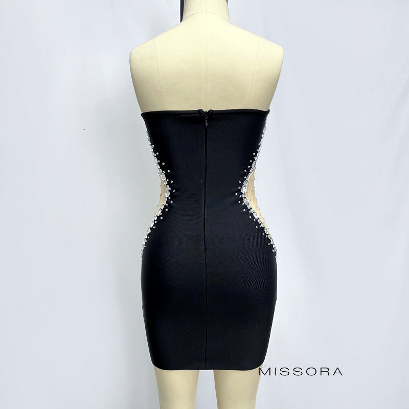 Montana Straplez Bandaj Midi Elbise [PFV9TQKR]