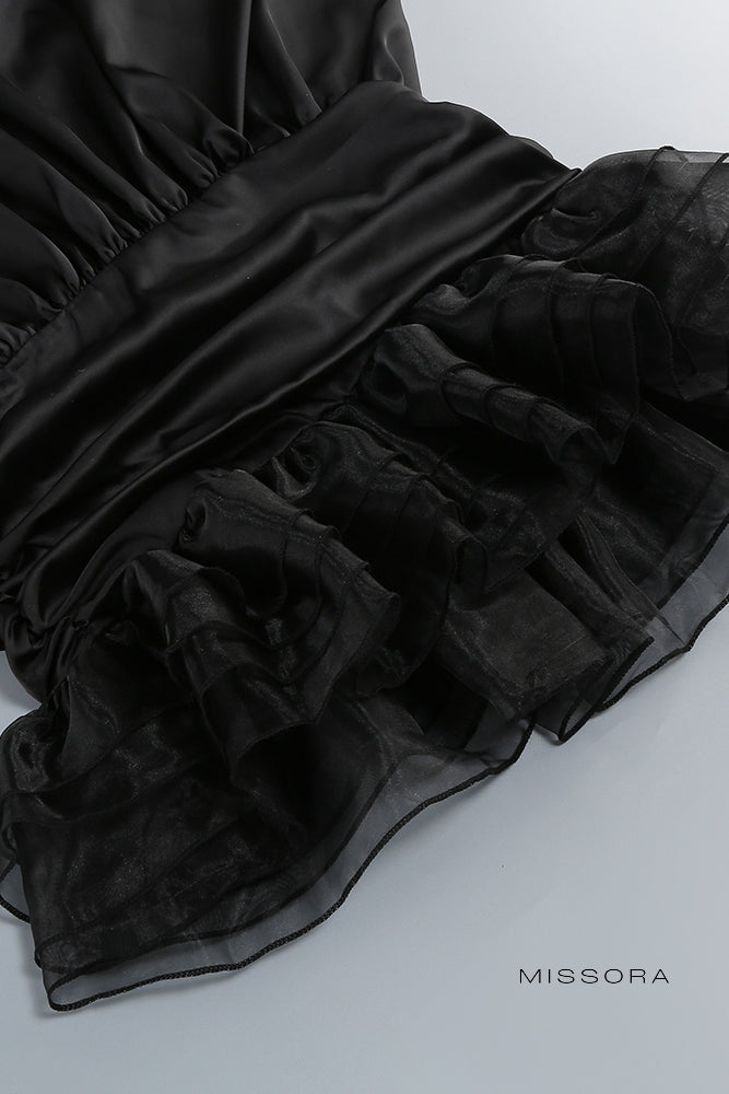 Missora Naiara Halter Firfirli Elbise | S069V-1 | S069V-2 | S069V-3