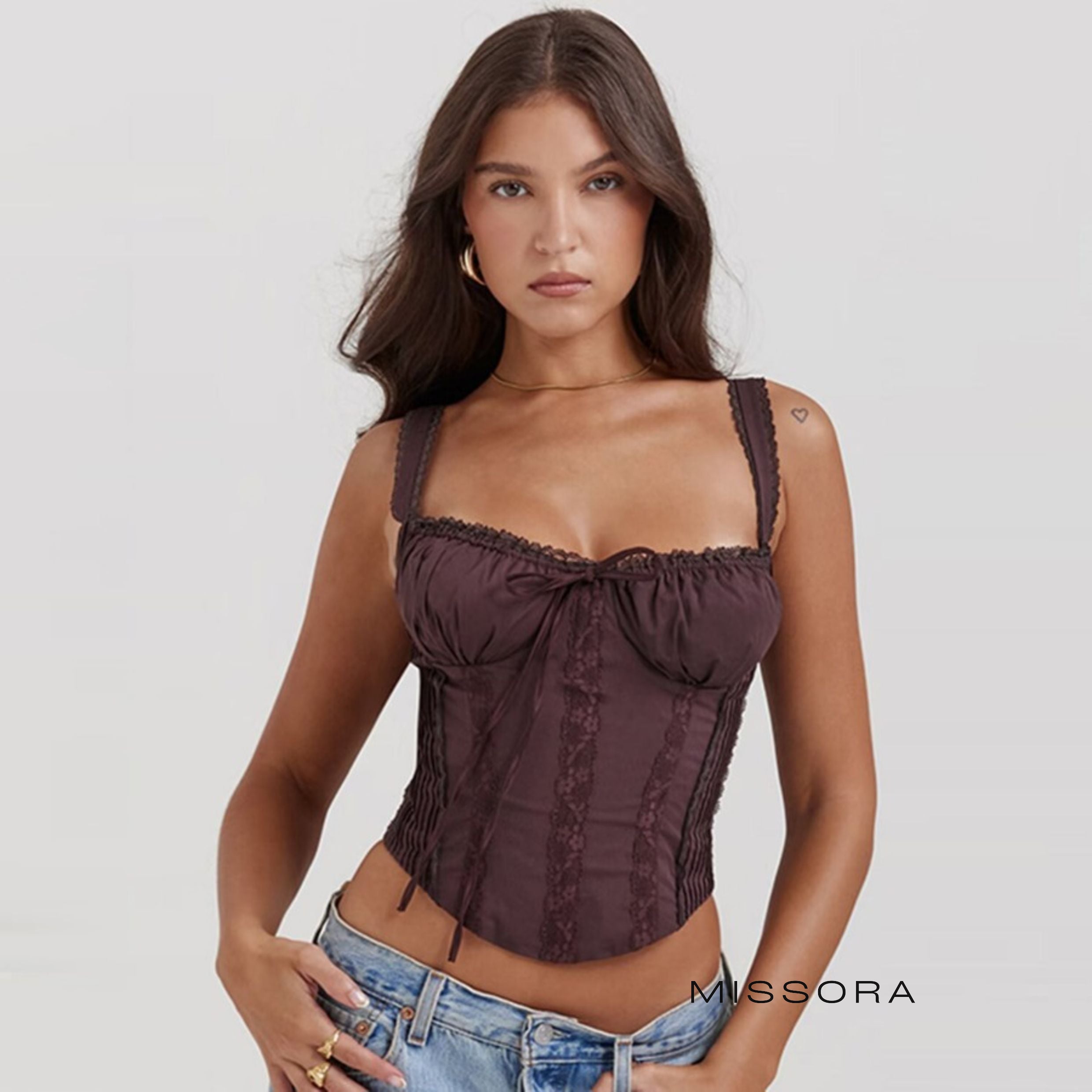 Natasha Dantel Askılı Bralet [OCI8FLW2]