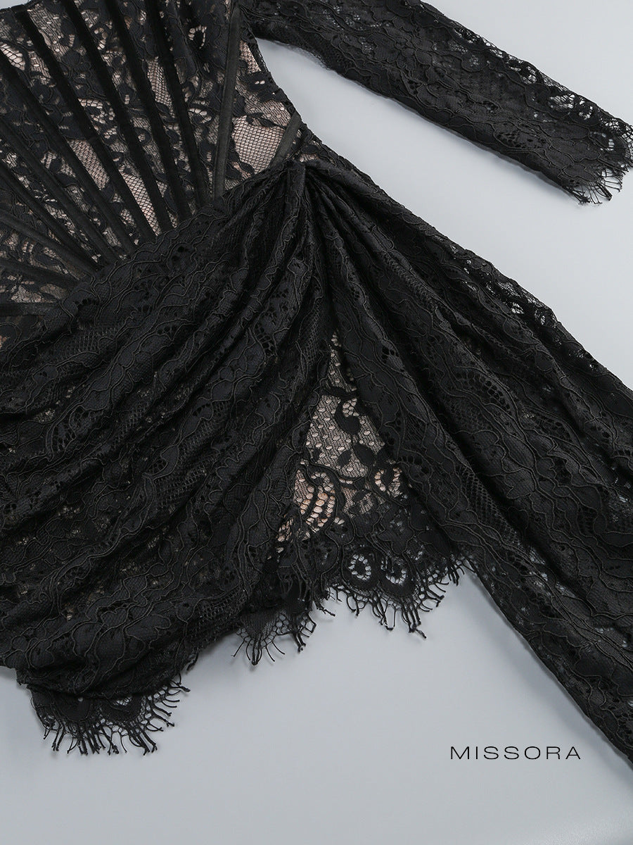 Oliviana Korse Detaylı Mini Elbise [AV8NR1HR]