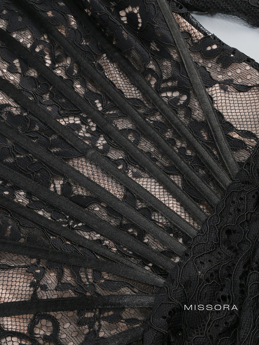 Oliviana Korse Detaylı Mini Elbise [AJSKMCAW]