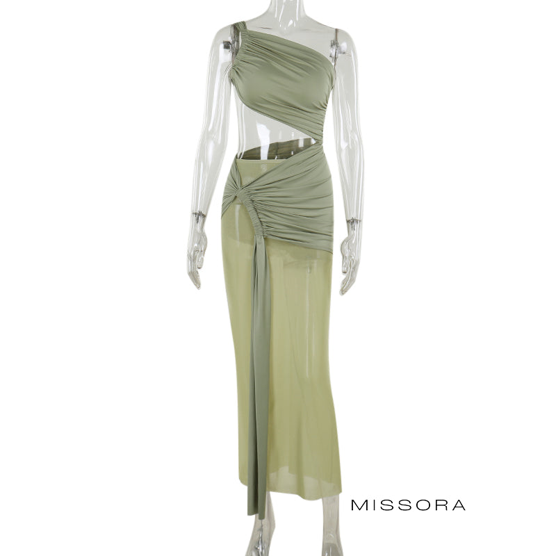 Oluwadarasimi Fransız Zarif Maxi Elbise [SNV43A92]