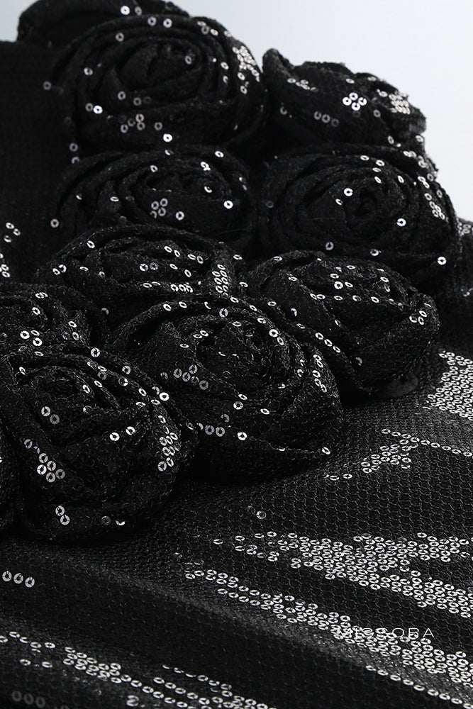 Missora Paislynn Abiye Payet Desenli Elbise | F1404V | F1404V | F1404V