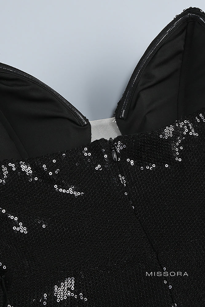 Missora Paislynn Abiye Payet Desenli Elbise | F1404V | F1404V | F1404V