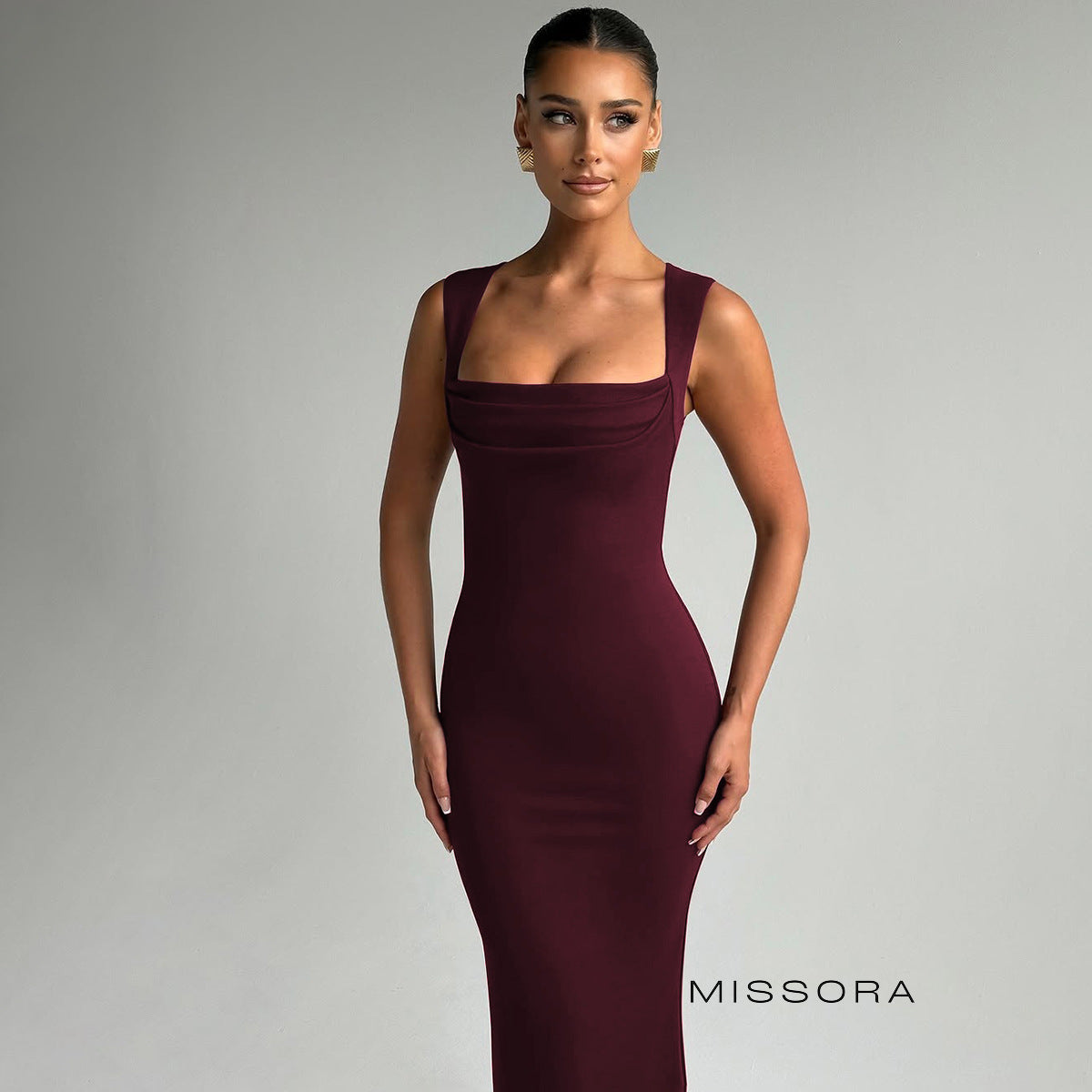 Payson Kare Yaka Elbise [WP82SZUQ]