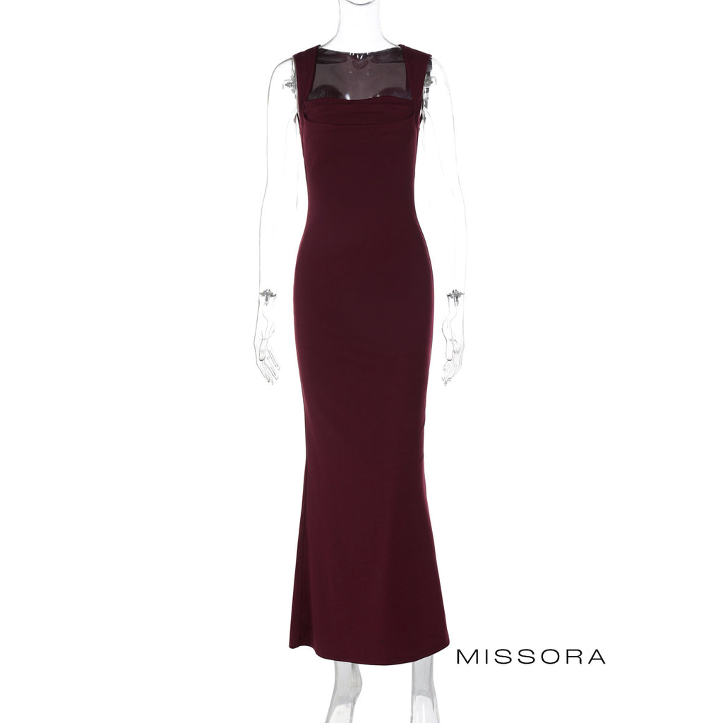 Payson Kare Yaka Elbise [EWVJC1NU]