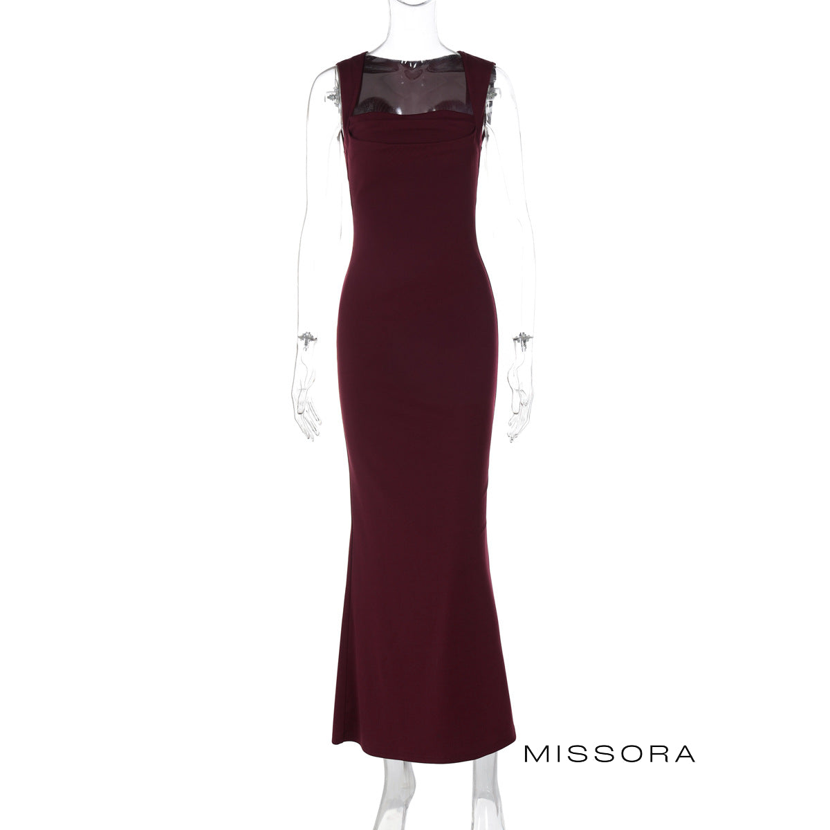 Payson Kare Yaka Elbise [EWVJC1NU]