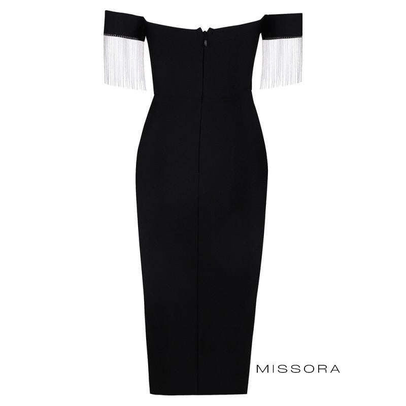 Raina Işıltılı Bandaj Midi Elbise [CQPMC5LE]