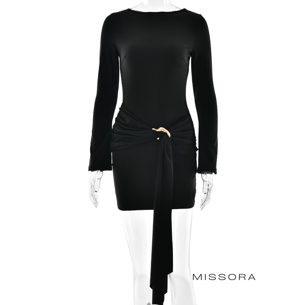 Rayelle Büzgülü Tassel Mini Elbise [YO8MEN2F]