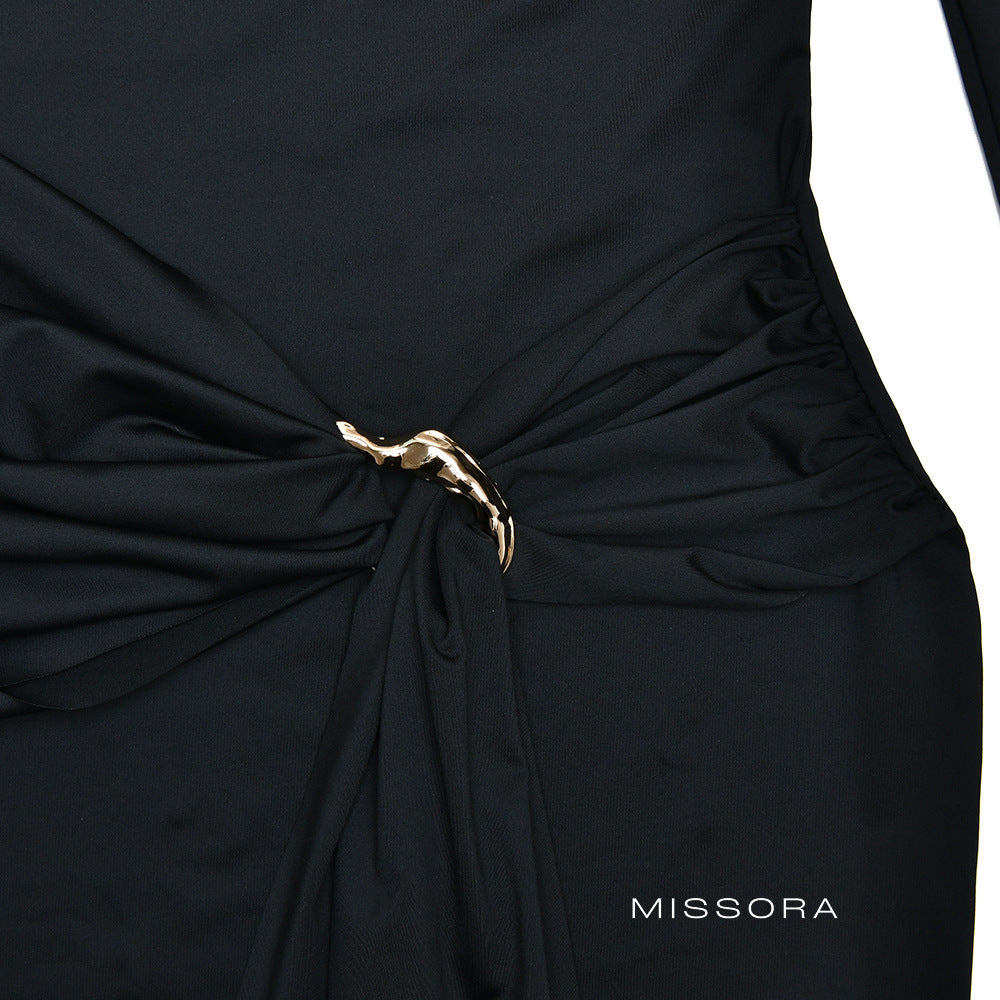 Rayelle Büzgülü Tassel Mini Elbise [HDW066CT]