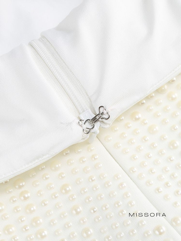 Razan İnci İşlemeli Askılı Mini Elbise [BP54UW4N]