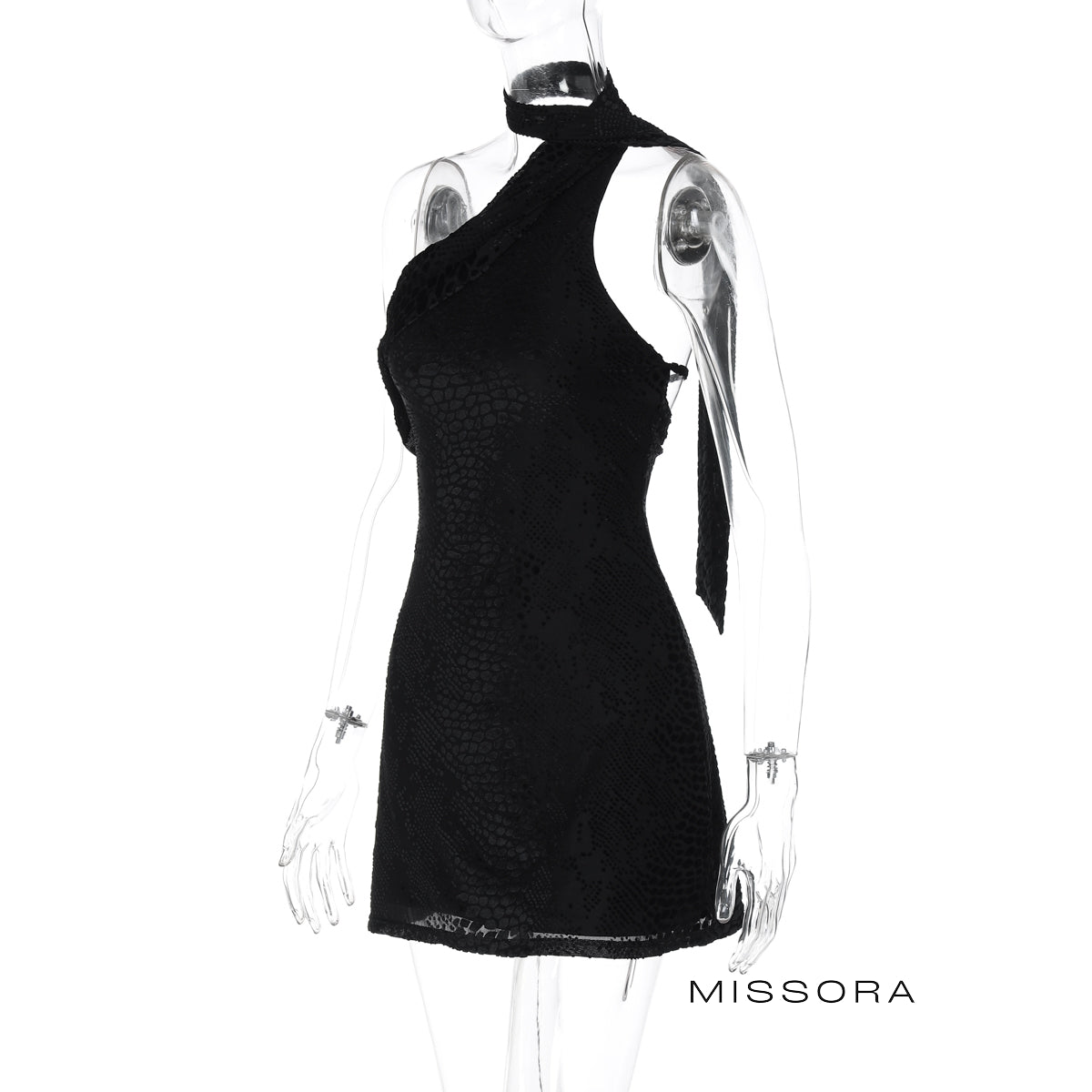 Reeva Halter Sırt Dekolteli Mini Elbise [6XDWY97J]