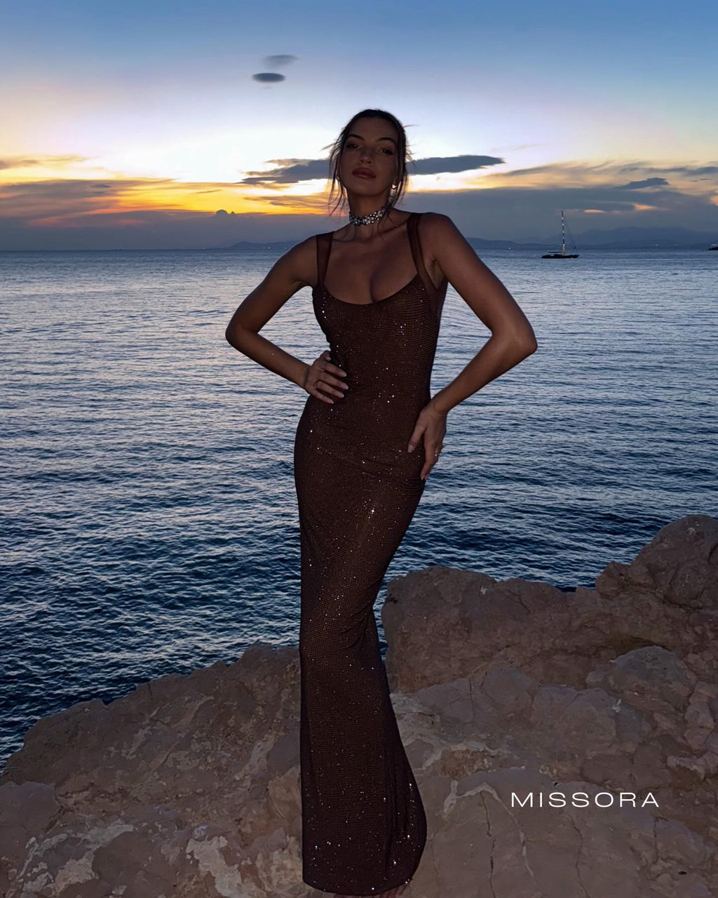 Reeva Sırt Dekolteli Askılı Elbise [BDFAT9SF]