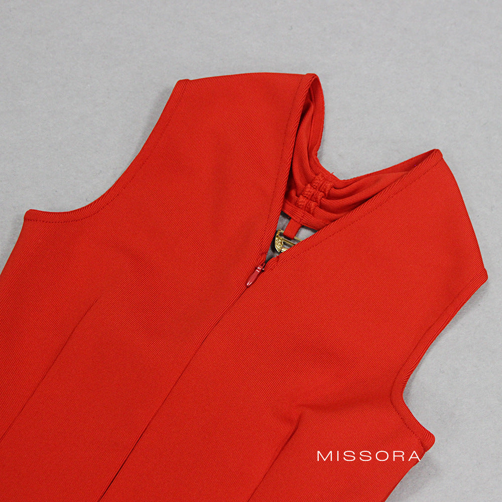 Remi Halter Midi Elbise [23QKI77C]