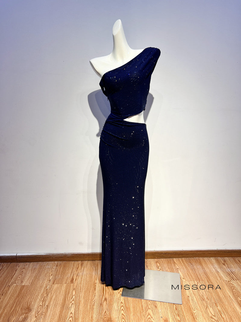 Rosie Işıltılı Omuz Dekolteli Elbise [IAALVCL6]