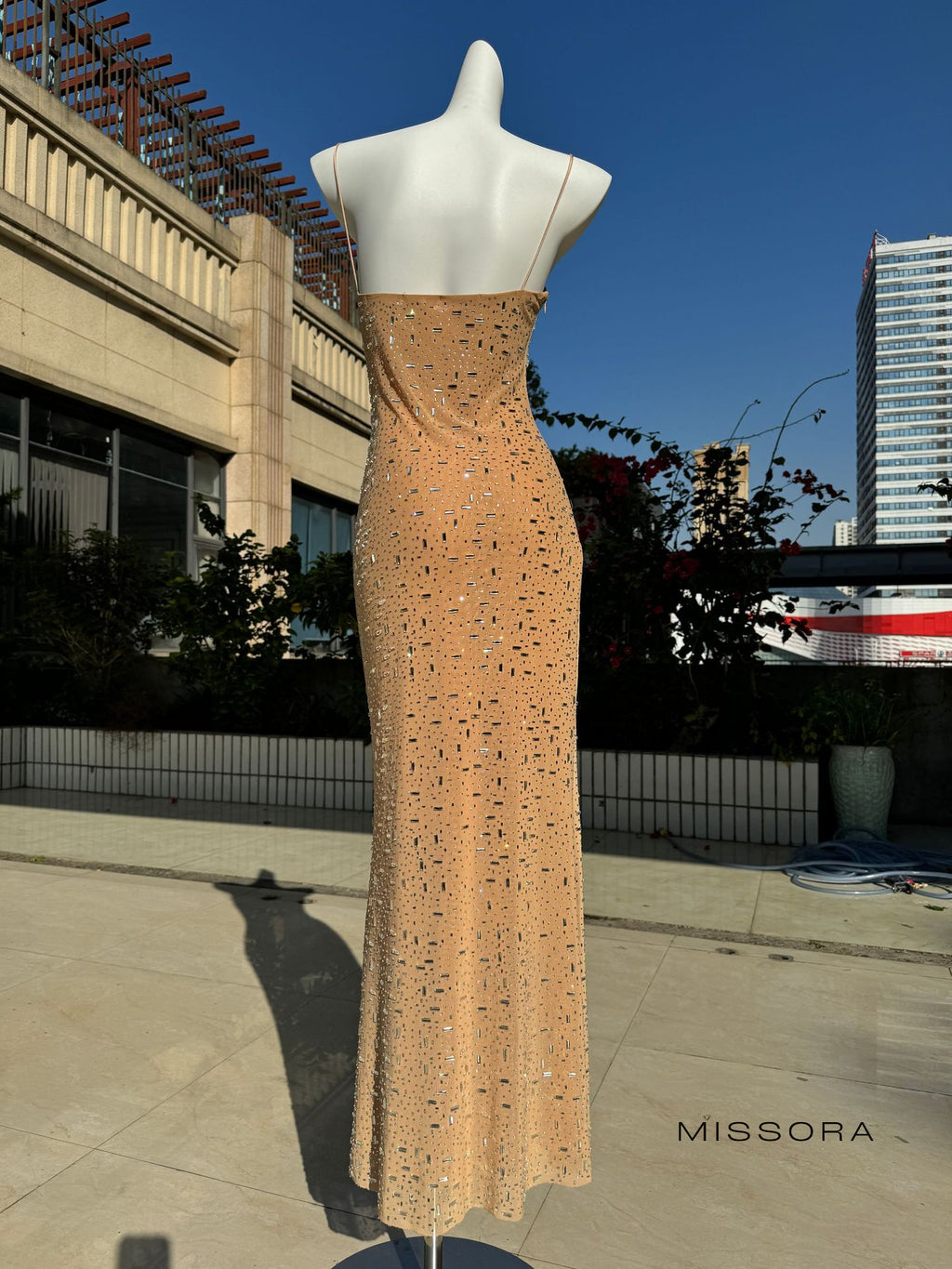 Samiah Parıltılı Askılı Elbise [ULXJO7UN]