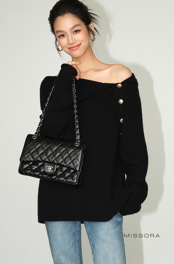 Sariya Örgü Balıkçı Yaka Kazak [WMMAZC92]