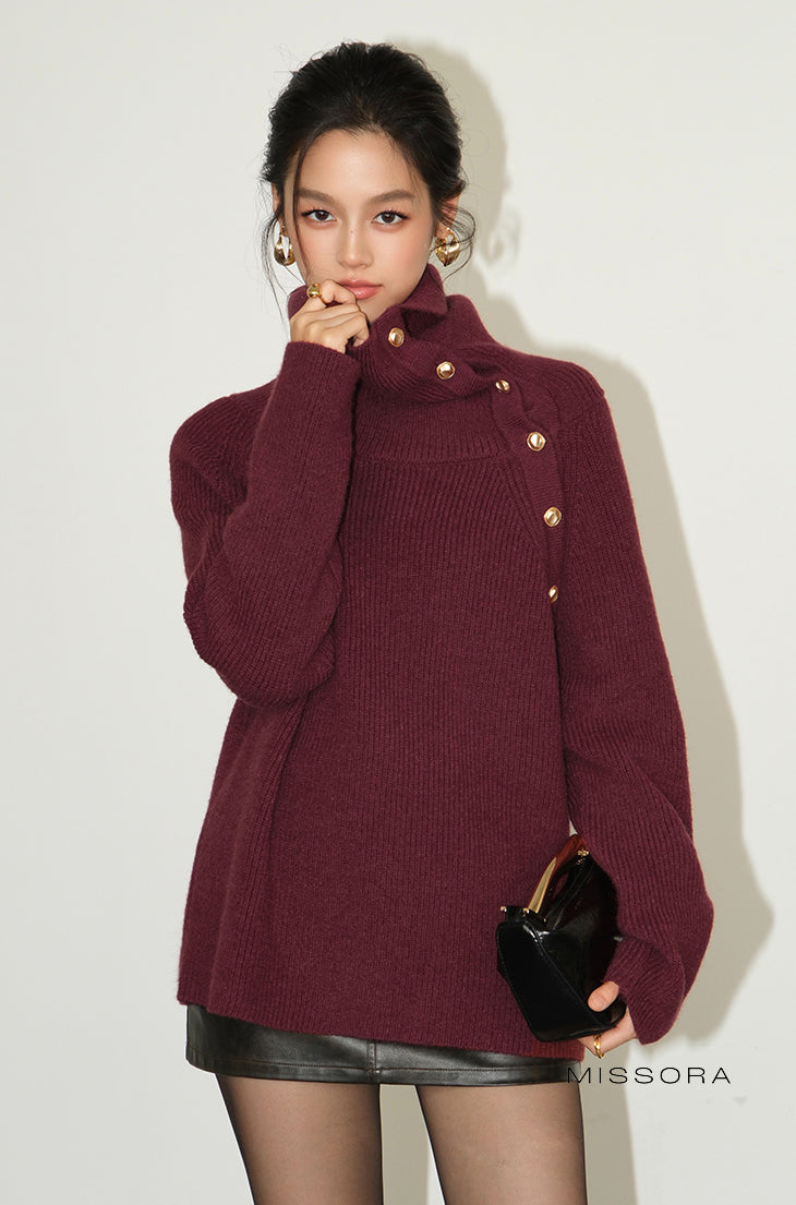 Sariya Örgü Balıkçı Yaka Kazak [A6FVAUF3]