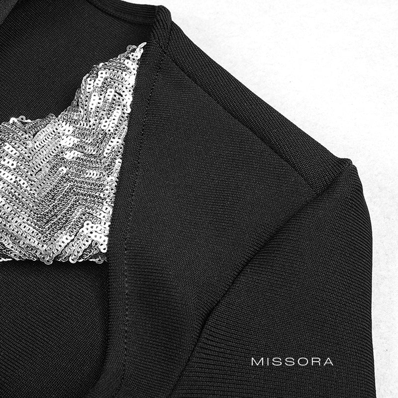 Sephora Halter Payetli Elbise [X62ATGQP]