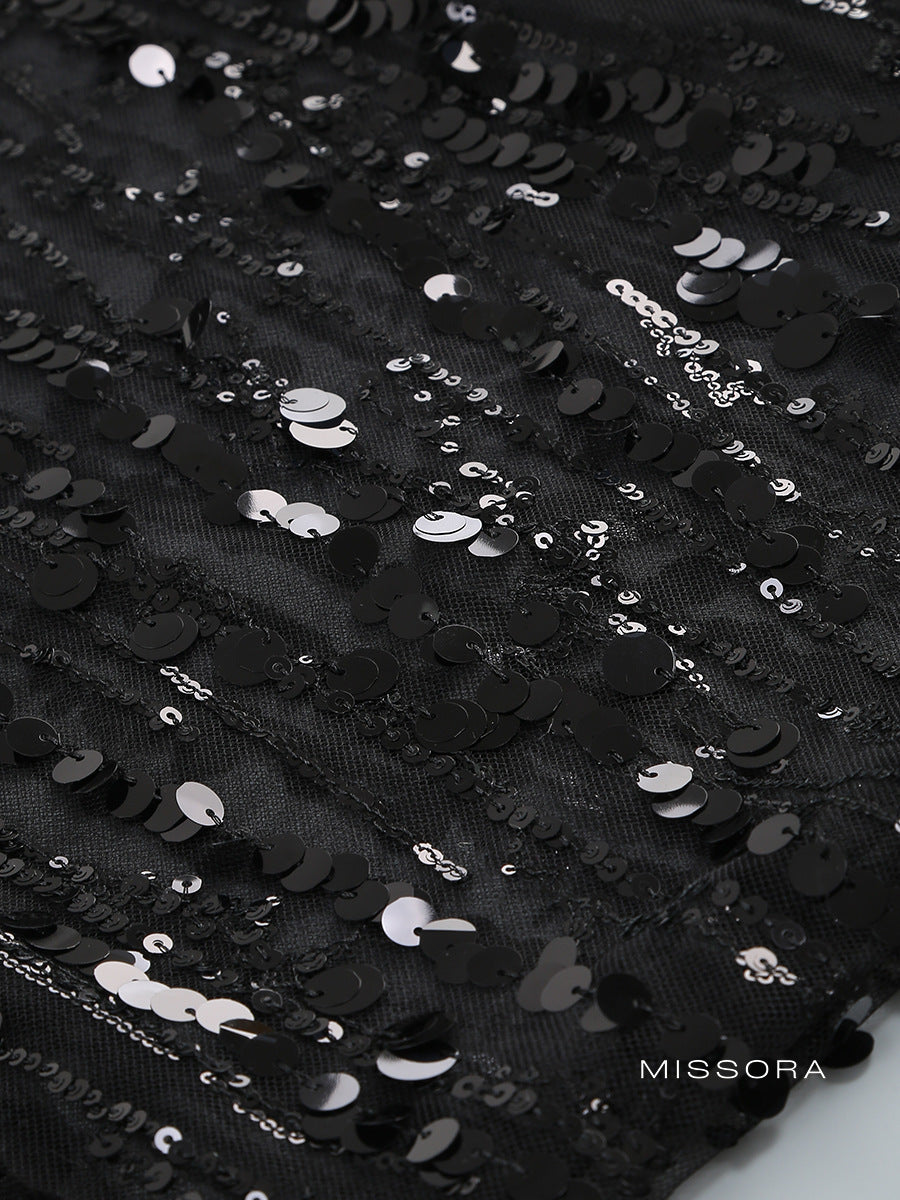 Sherry Ostrich Sequin Pantolon Takımı [CDM9UC6K]