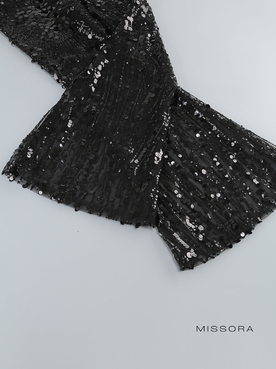 Sherry Ostrich Sequin Pantolon Takımı [IF2O2H4H]