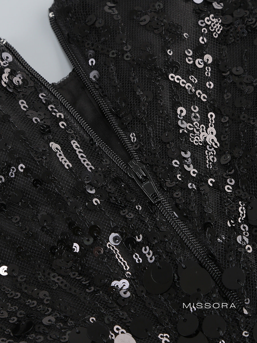 Sherry Ostrich Sequin Pantolon Takımı [JDUCR0RO]