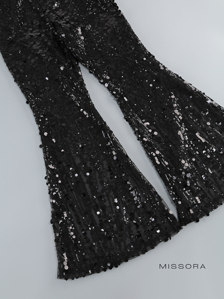 Sherry Ostrich Sequin Pantolon Takımı [EFFYH6H4]