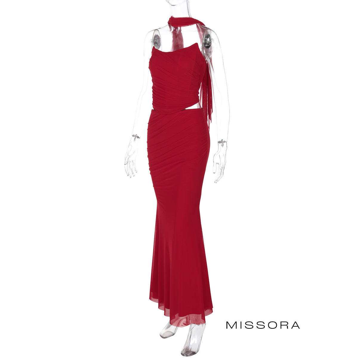 Sima Bordo Korse Maxi Etek Takımı [V34X70EW]