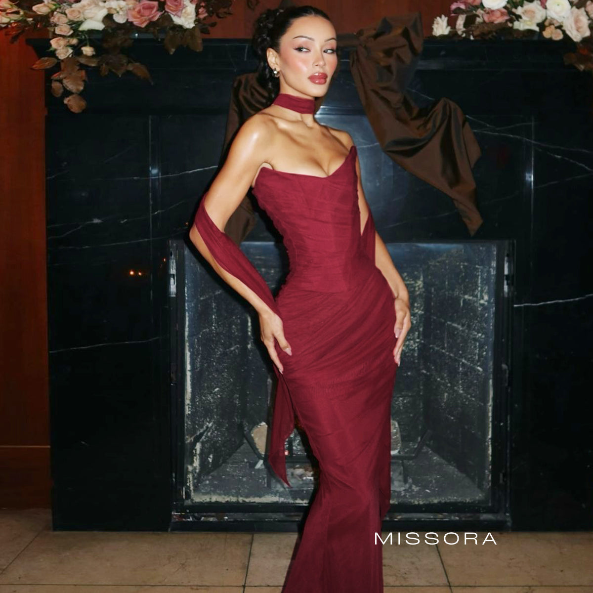 Sima Bordo Korse Maxi Etek Takımı [8Y0F8ITK]