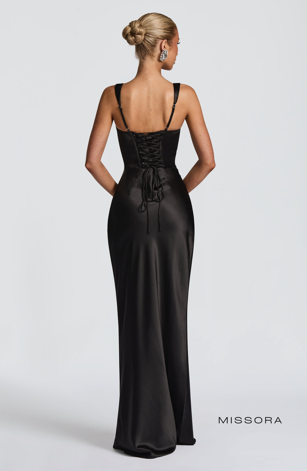 Missora Sonali Sculpting Satin Maxi Dress