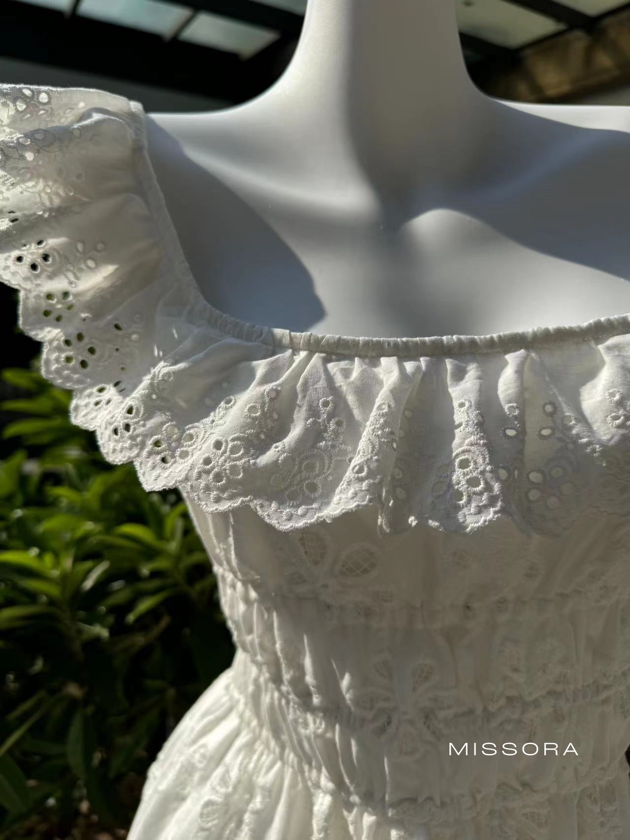 Svetlana İşlemeli Dantel Maksi Elbise [QPJ3Z52B]