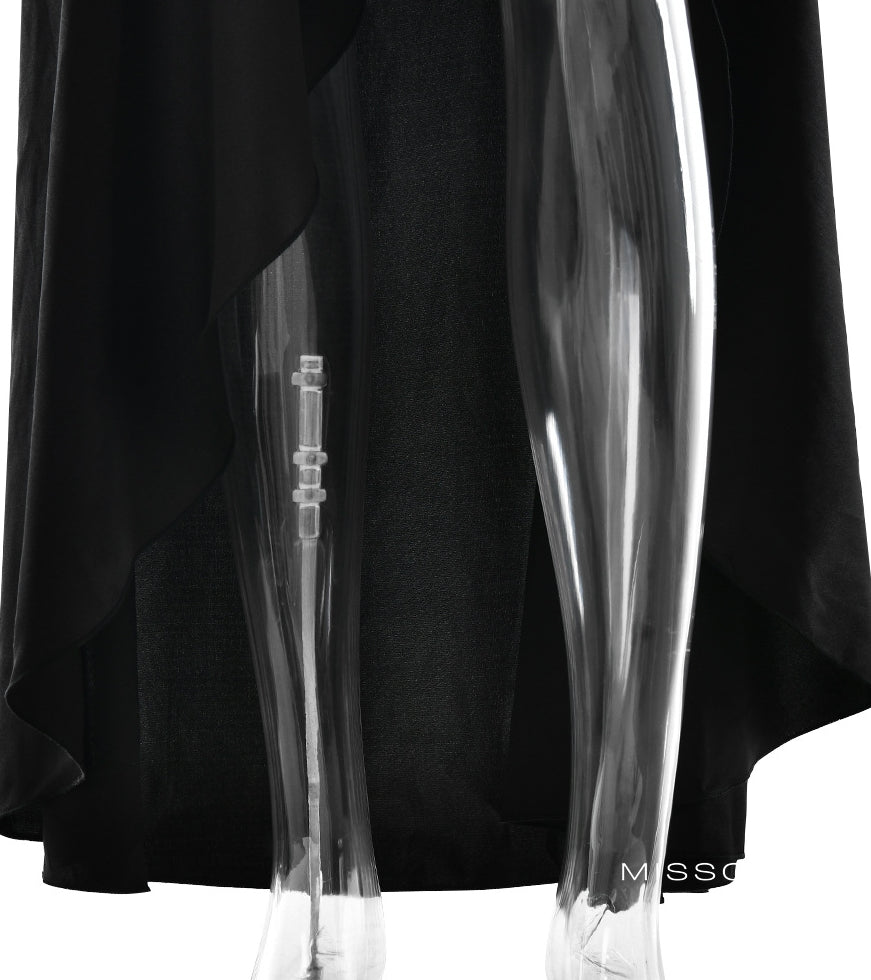 Taegan Saten Asimetrik Maksi Elbise [5QMZQY5E]