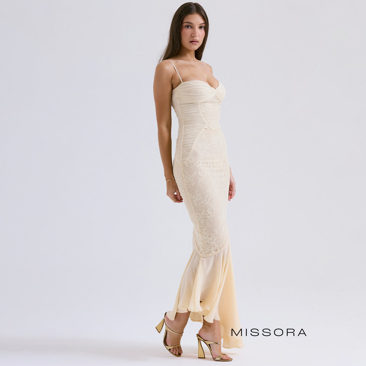 Taleah Balık Etek Dantel Elbise [G3FWMHA5]