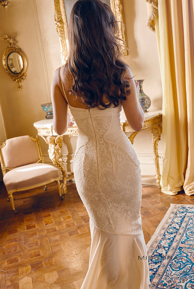 Taleah Balık Etek Dantel Elbise [9K0BVPIK]