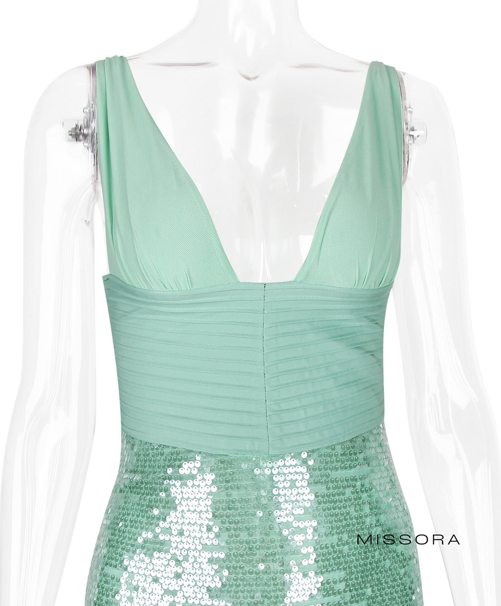 Timber Zümrüt Payetli Maksi Elbise [UEUKK6F6]