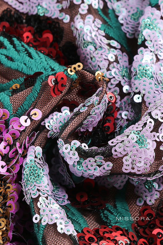 Missora Vesper Cicekli Halter Mini Elbise | F1482V-1 | F1482V-2 | F1482V-3